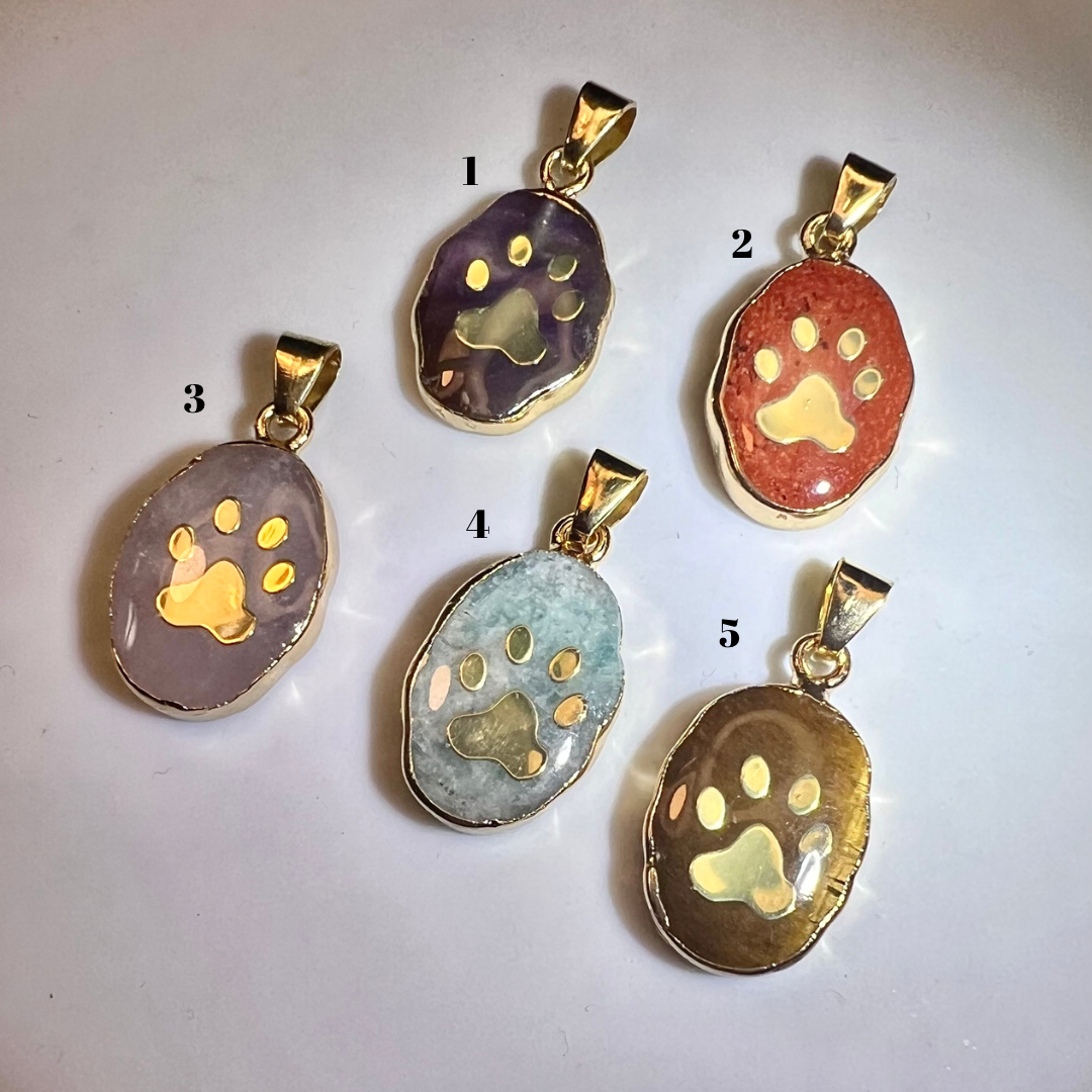 Crystal Pet Drop Pendant
