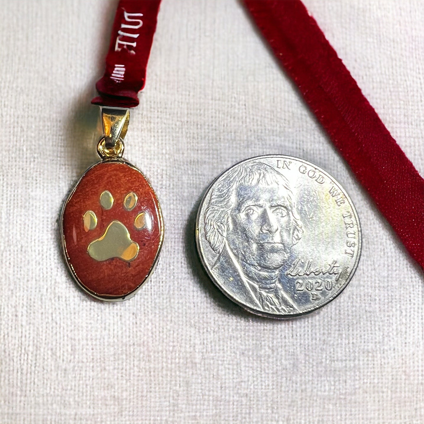 Crystal Pet Drop Pendant