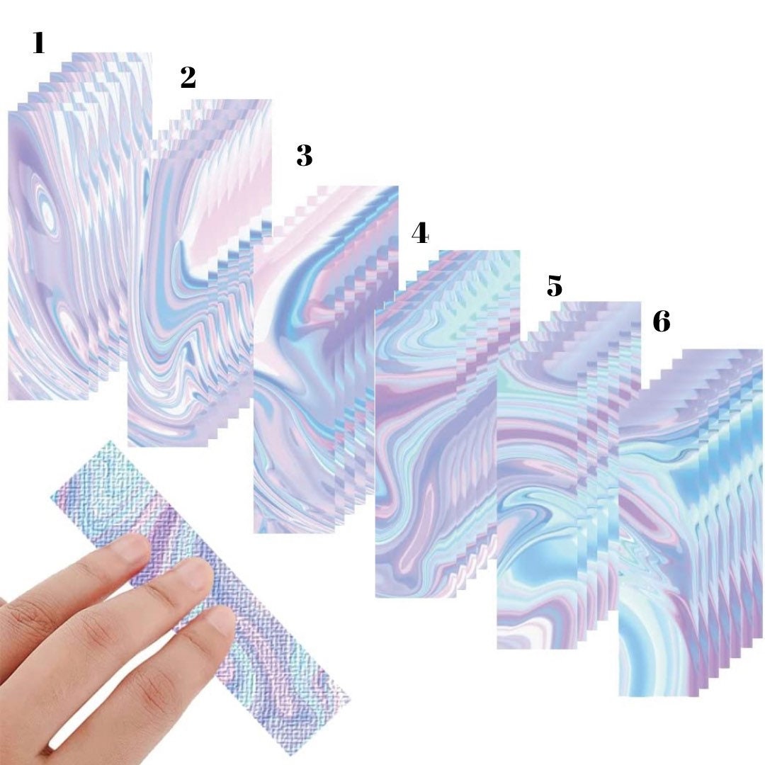 Pastel Marble Sensory Calming Strips| Textured Stickers| Tactile Touch| Nerve Endings in Fingertips