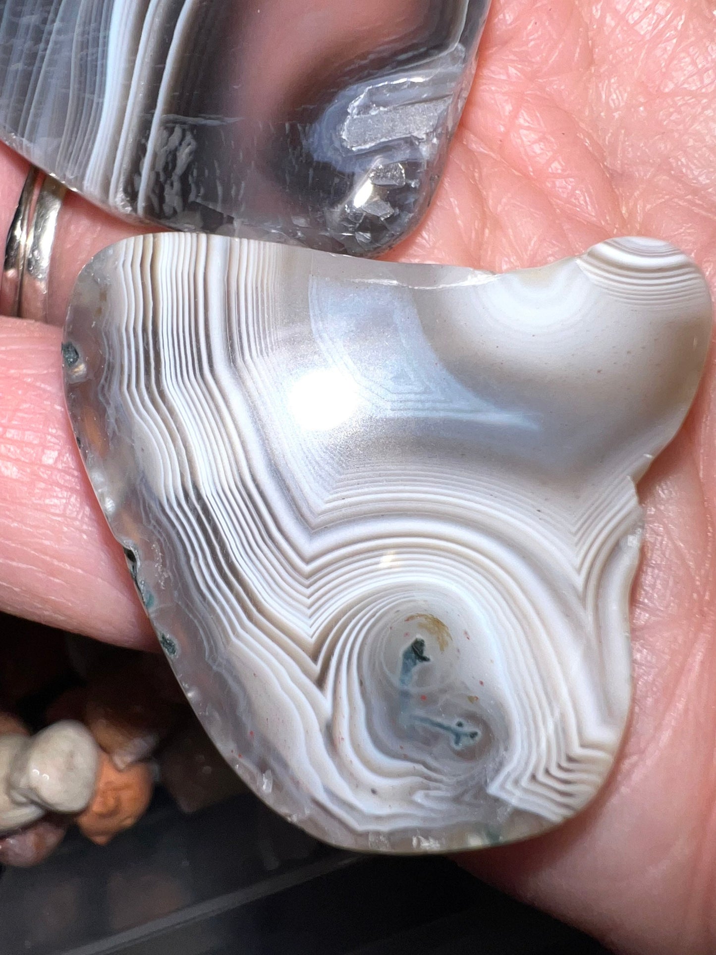 Persian Agate Slices- Drilled Natural Crystal