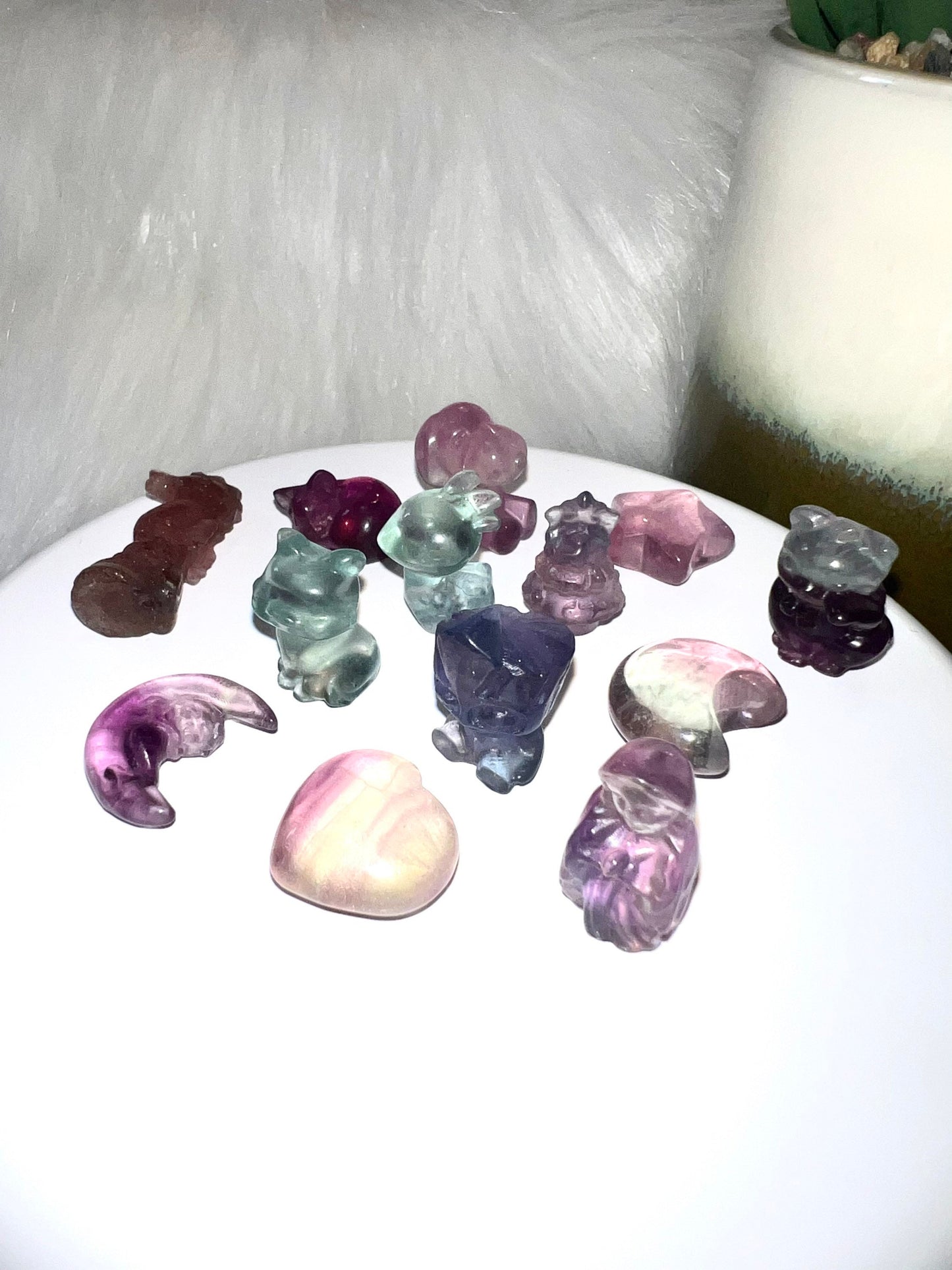 Fluorite Mini Carvings