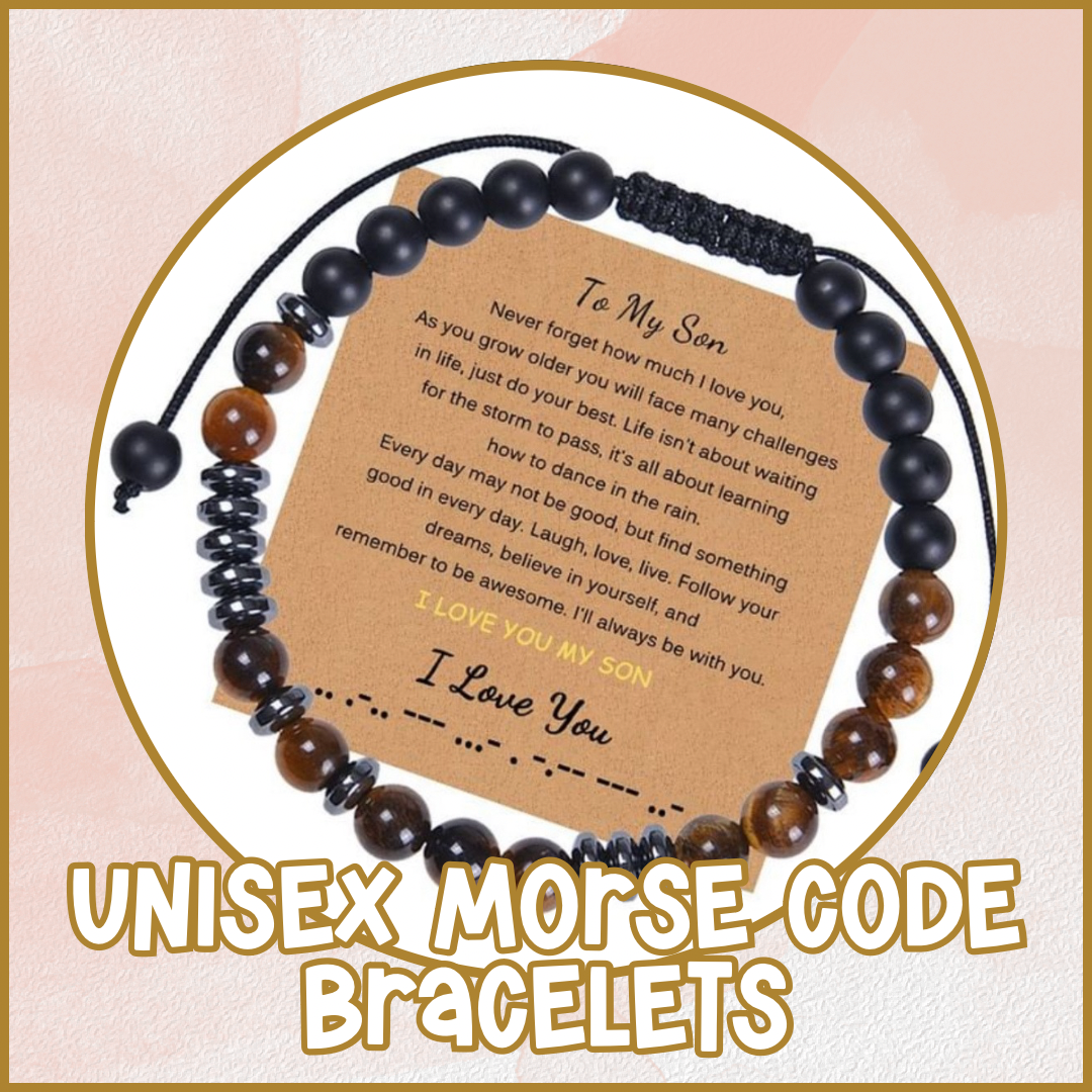 Unisex Morse Code Bracelets