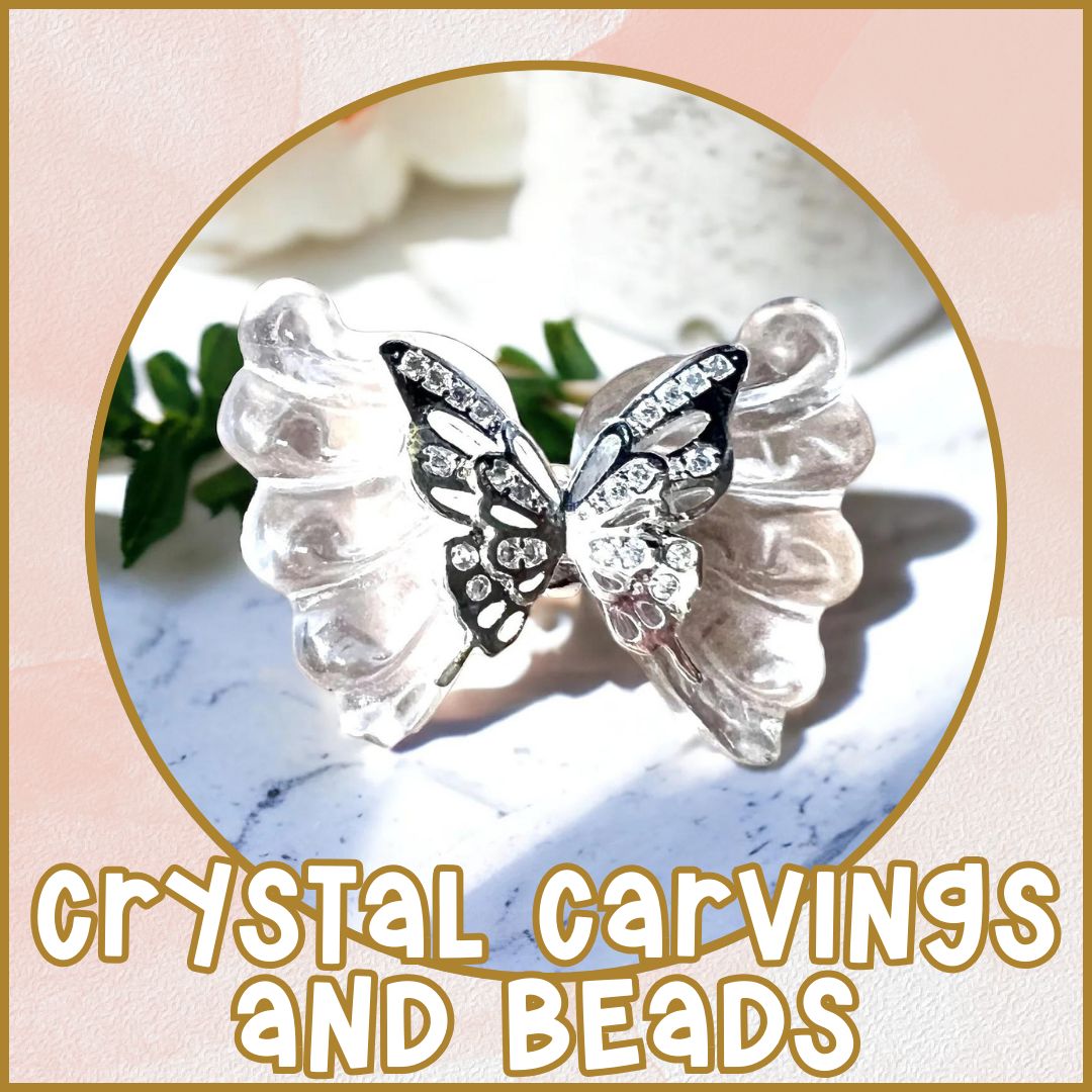 Natural Crystal Carvings/Beads