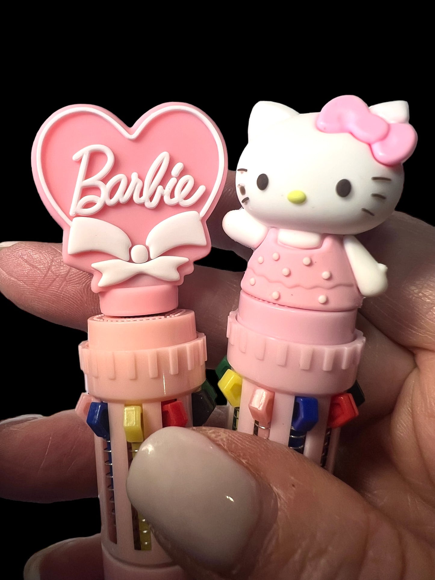 HK and Barbie Multi-Color ink Pen