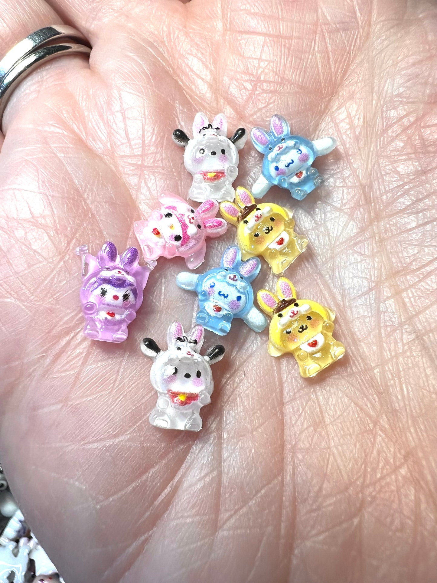 San Ri0 inspired Character Nail Charms by the scoop