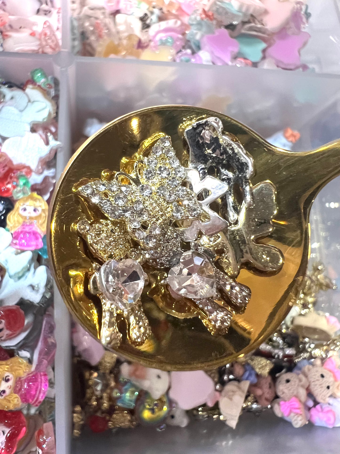 Metal Asstd Nail Charms by the scoop