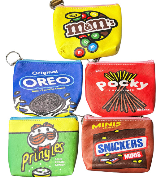 American Snack Coin purse Keychain