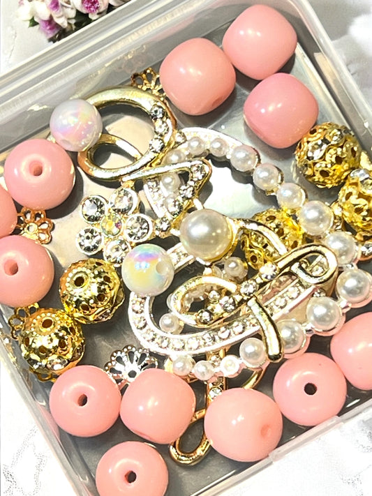 Bodhi Light Pink Meditation/Prayer Bead Mix Box