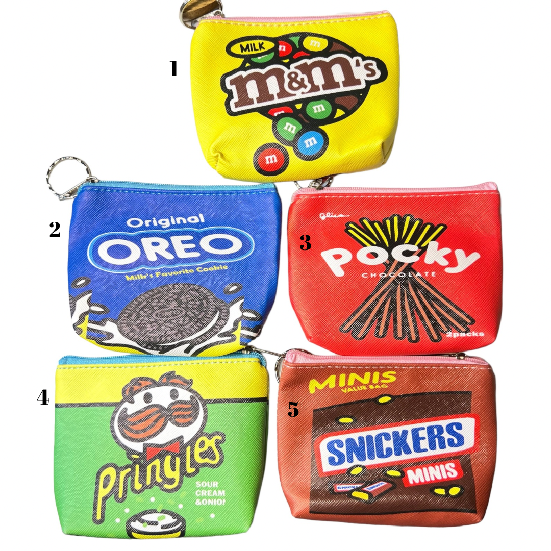 American Snack Coin purse Keychain