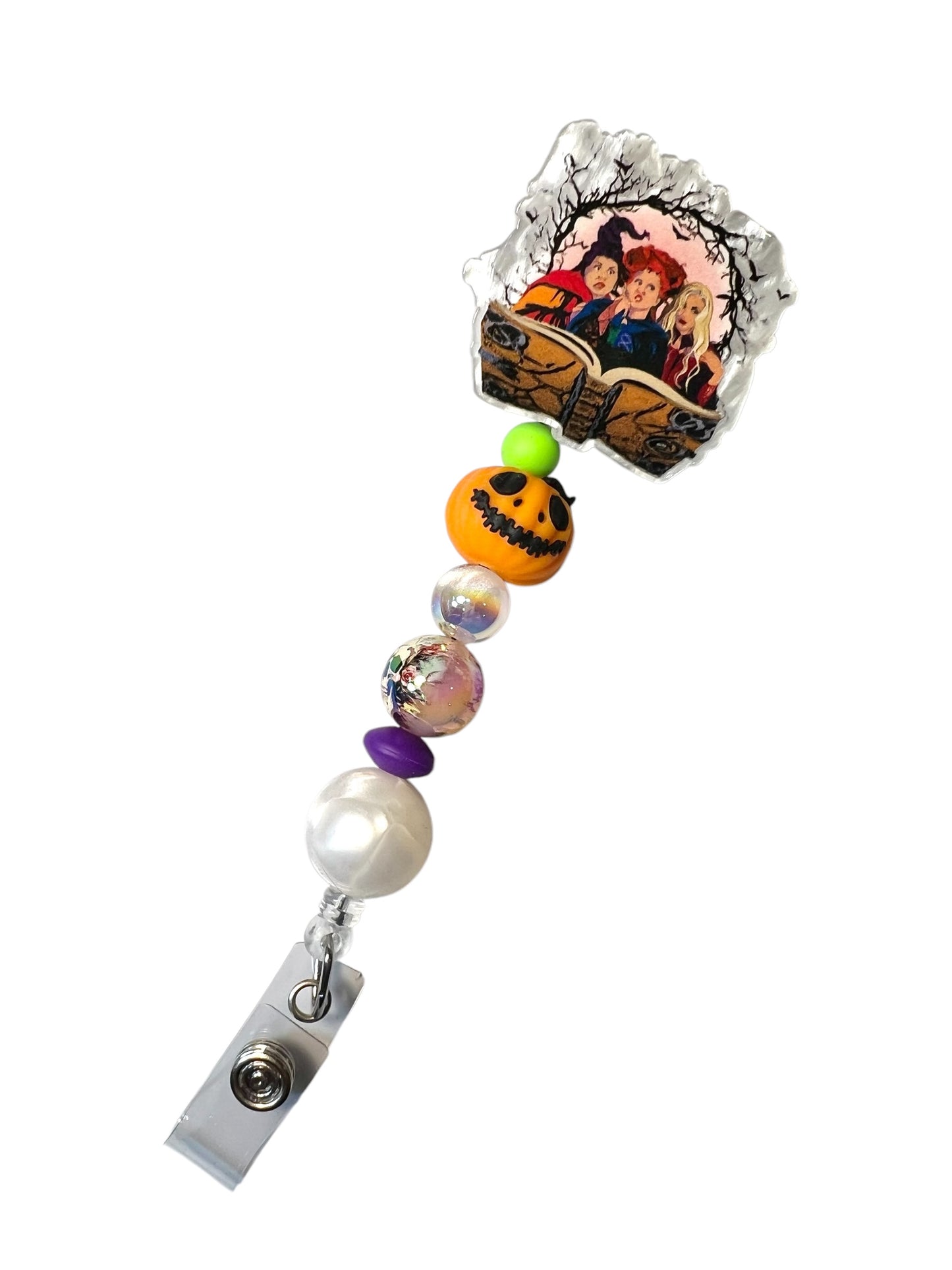 Halloween Badge Reels Beaded