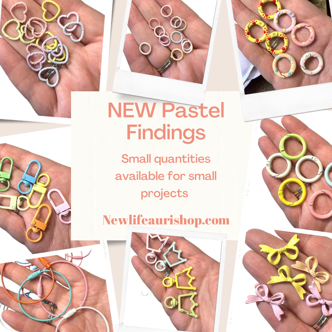 Pastel Keychain Findings for DIY