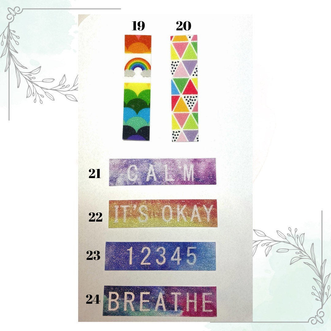 LARGE, Beautiful sensory calming strips