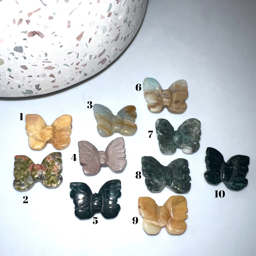 Butterfly Mini Natural Stone carvings