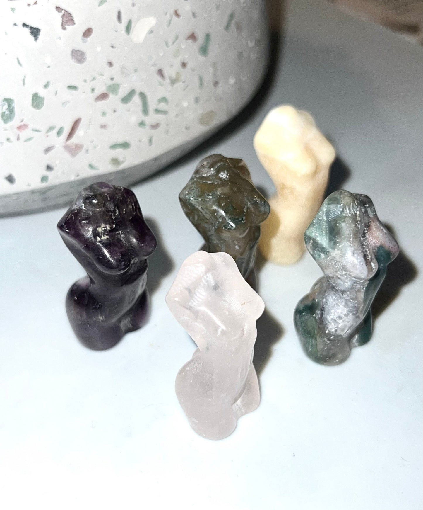 Female Bodies mini Natural Stone carvings