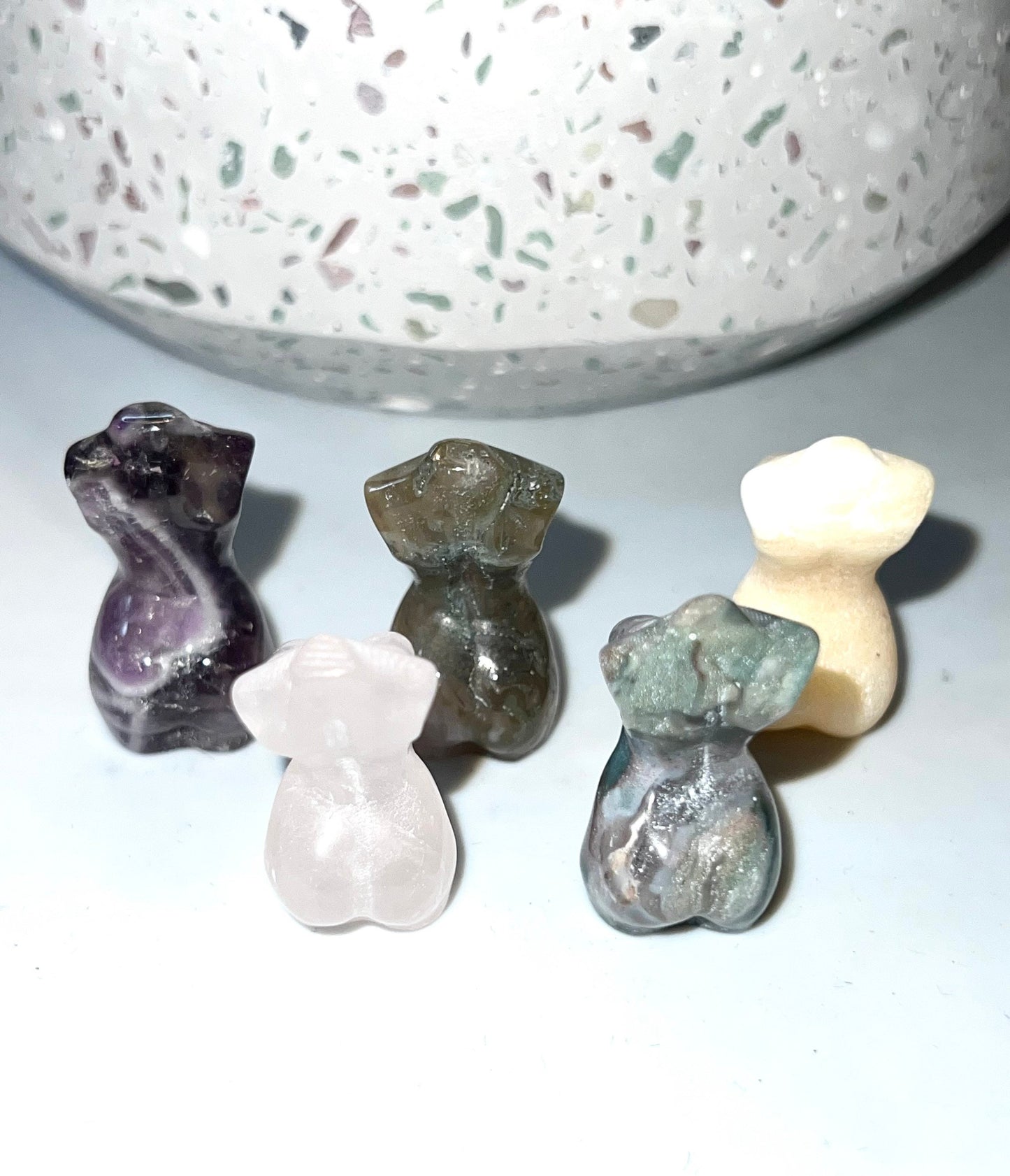 Female Bodies mini Natural Stone carvings