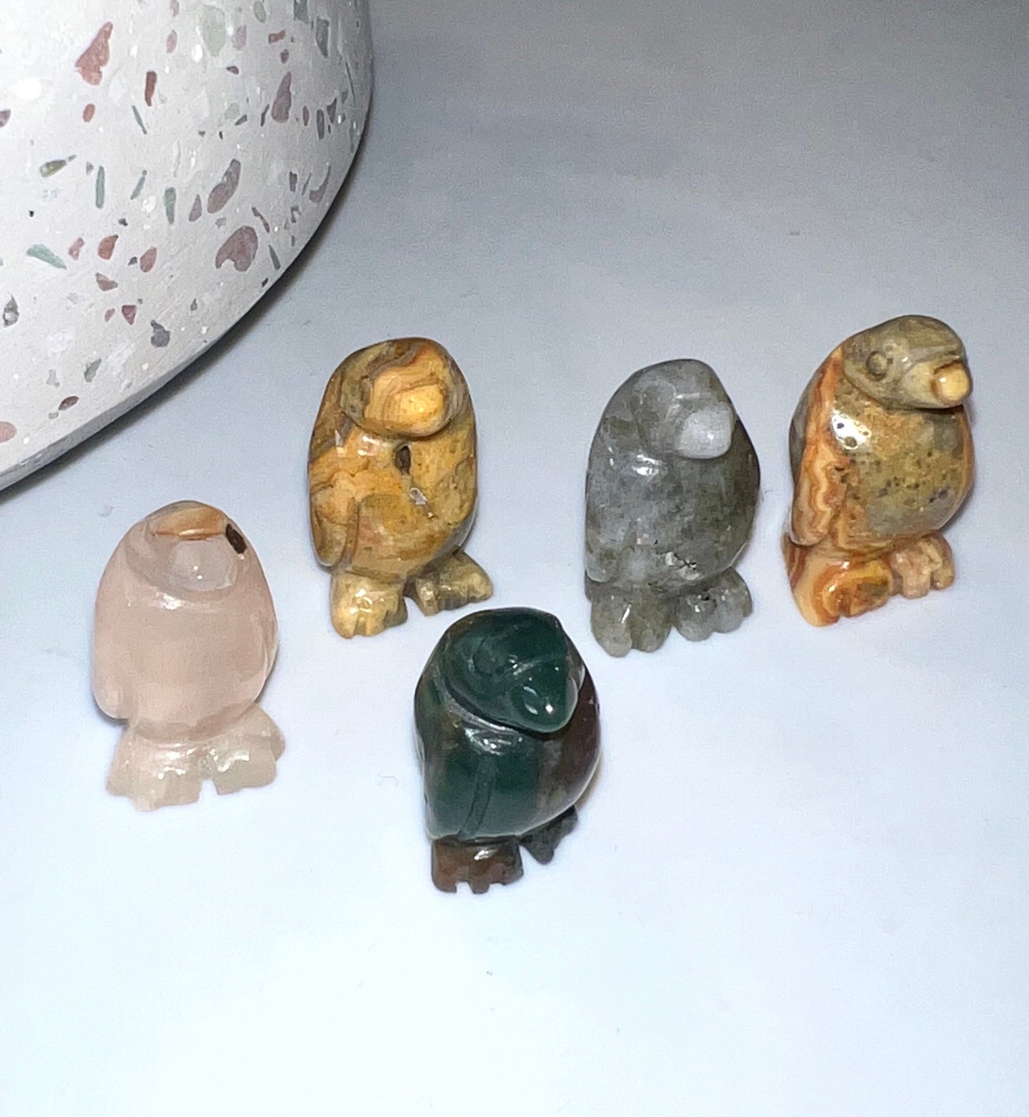 Penguin mini Natural Stone carvings