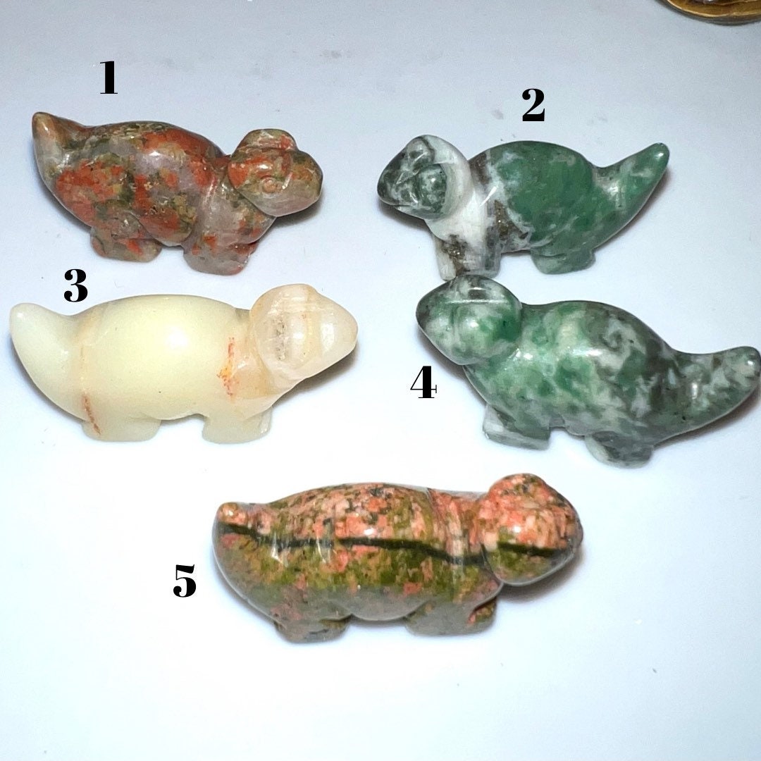 Dinosaur Mini Natural Stone carvings