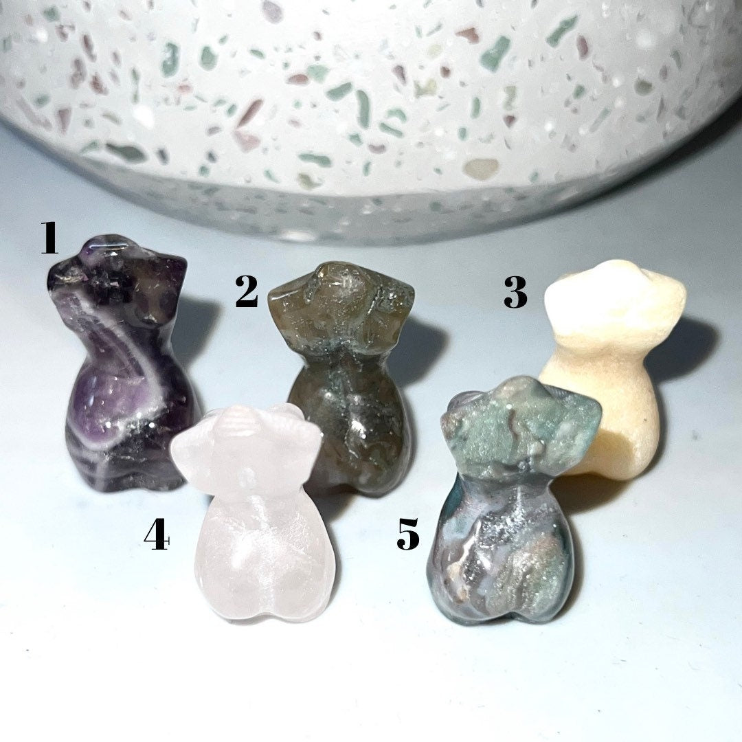 Female Bodies mini Natural Stone carvings