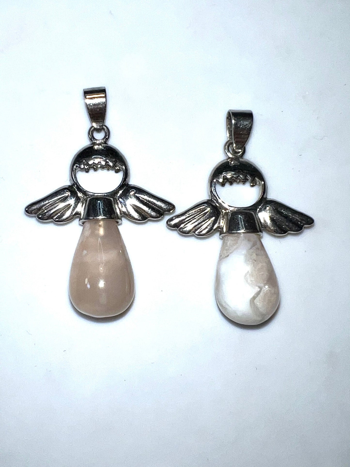 Angel Natural Stone Sensory Pendants