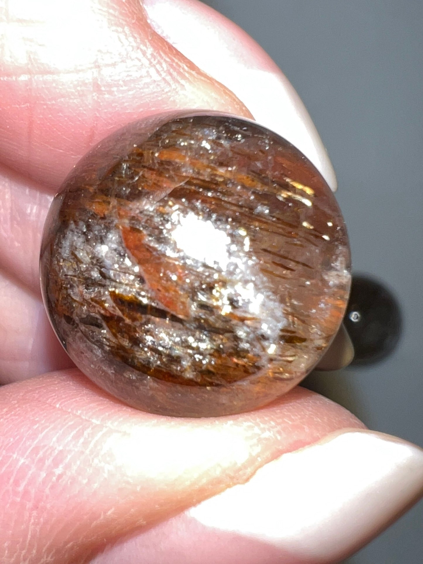 Rutile Golden and Red Spheres