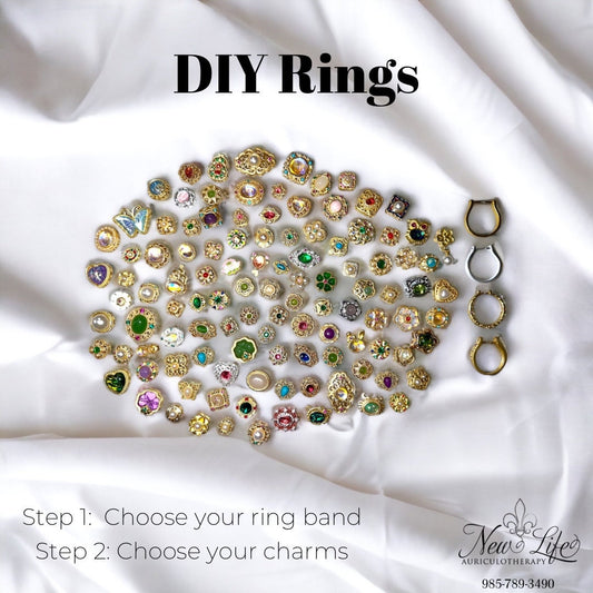 DIY Rings with charms