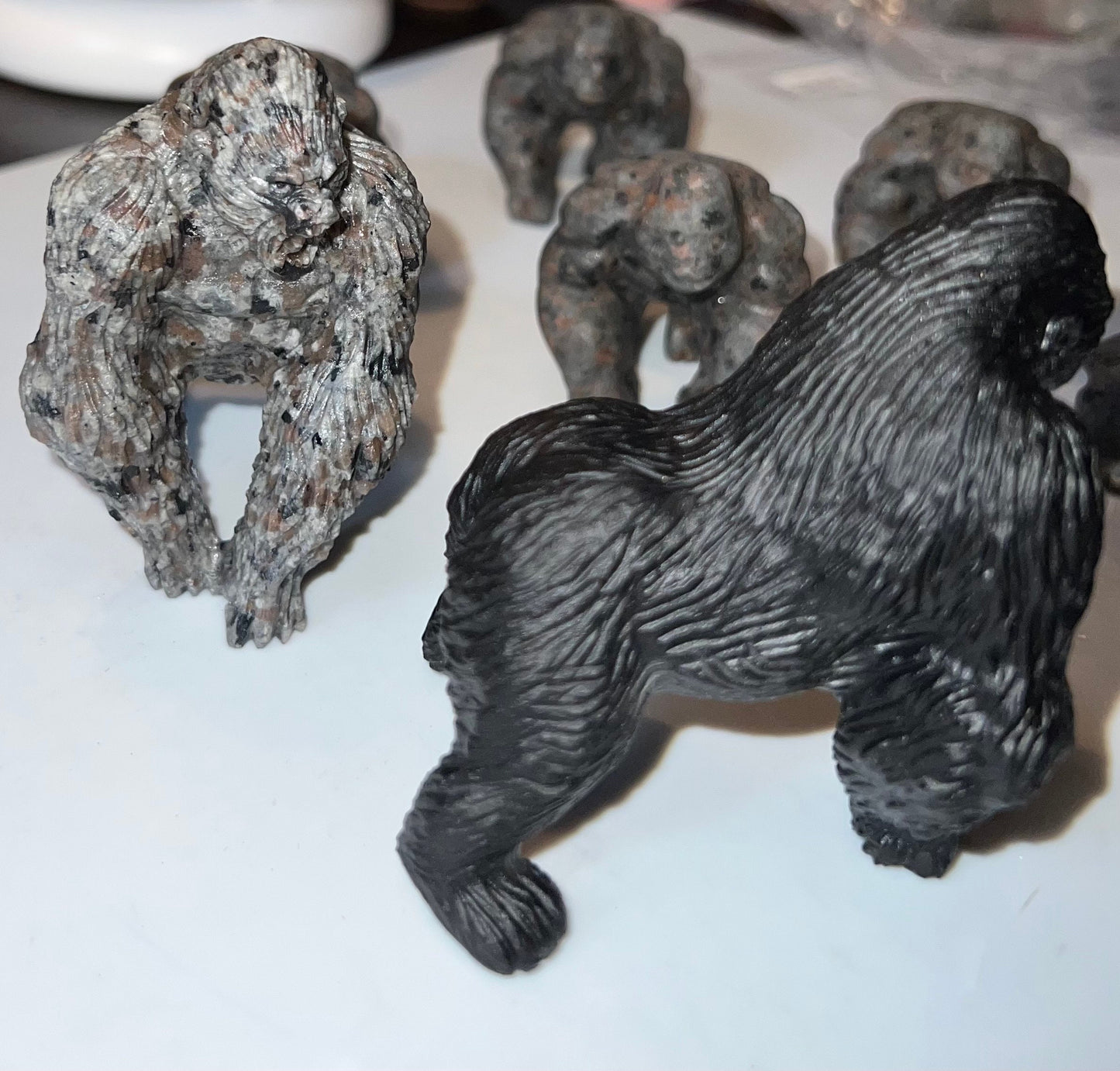 Gorilla Yooperlite Natural Stone carvings