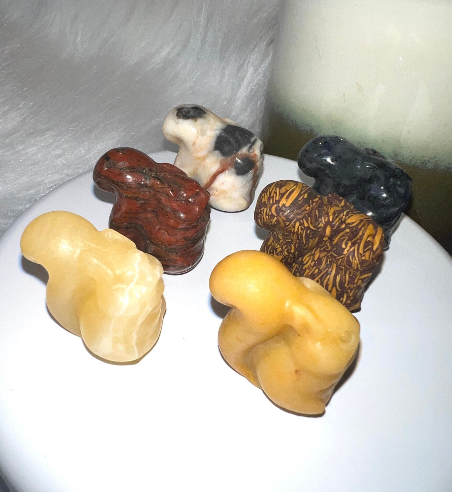 Squirrel Mini Carvings