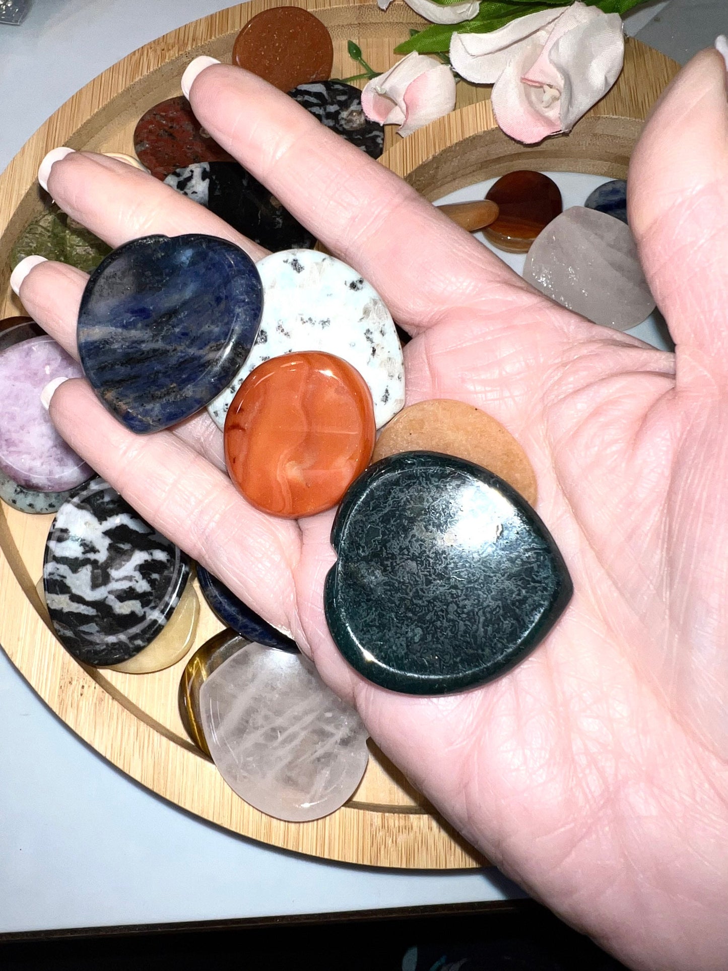 Worry Stones carved from Natural Stone