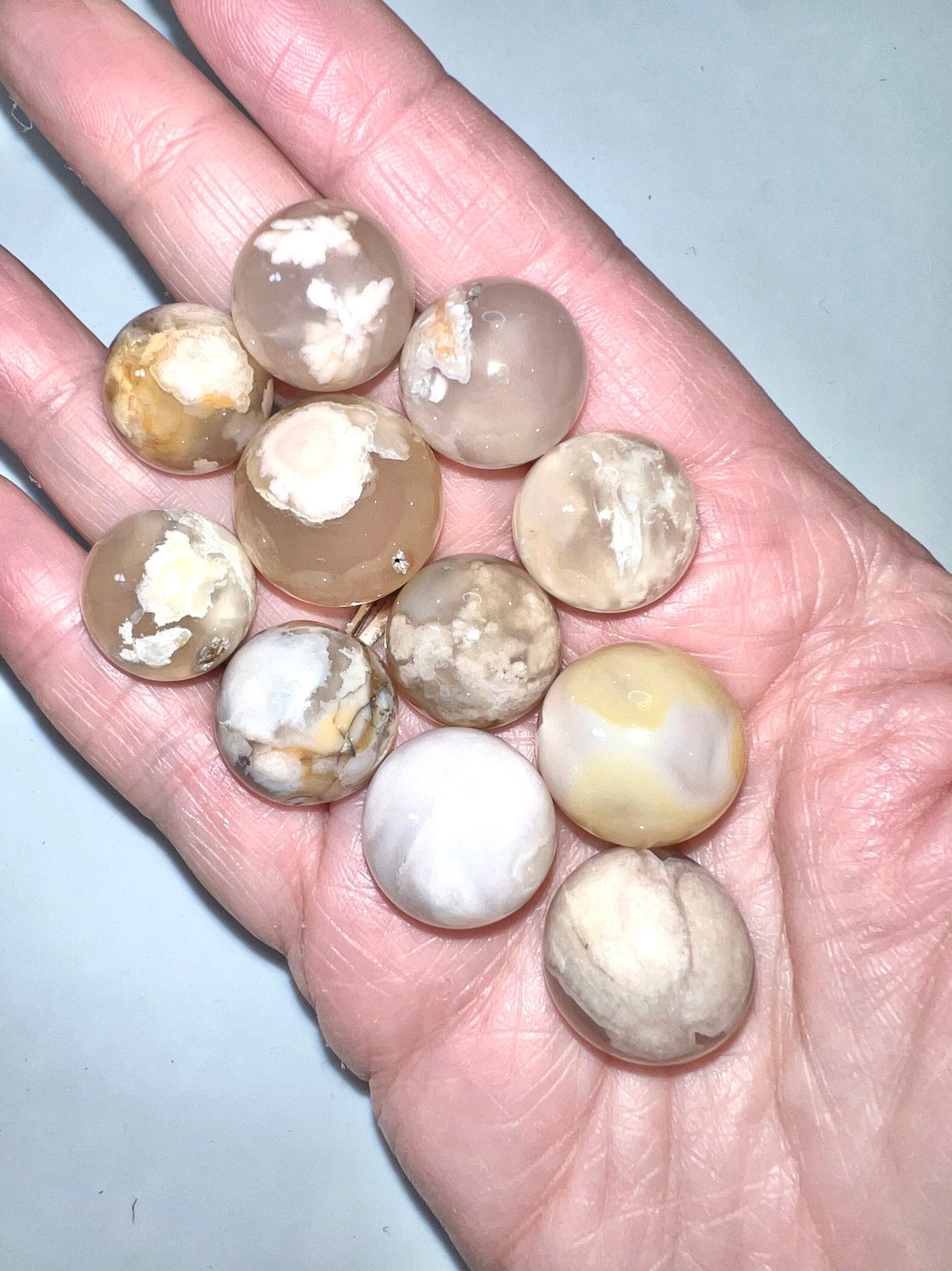 Flower Agate Mini Spheres