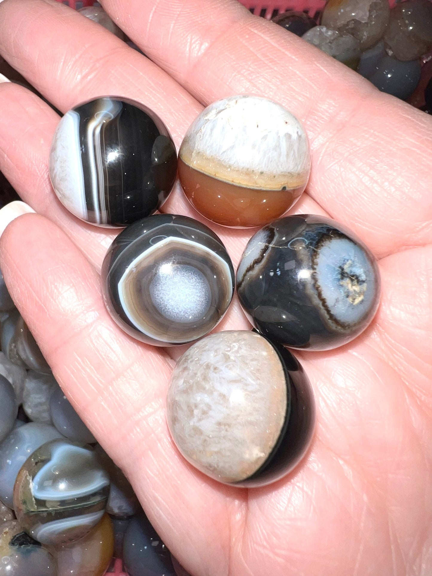 Druzy Agate Mini Spheres