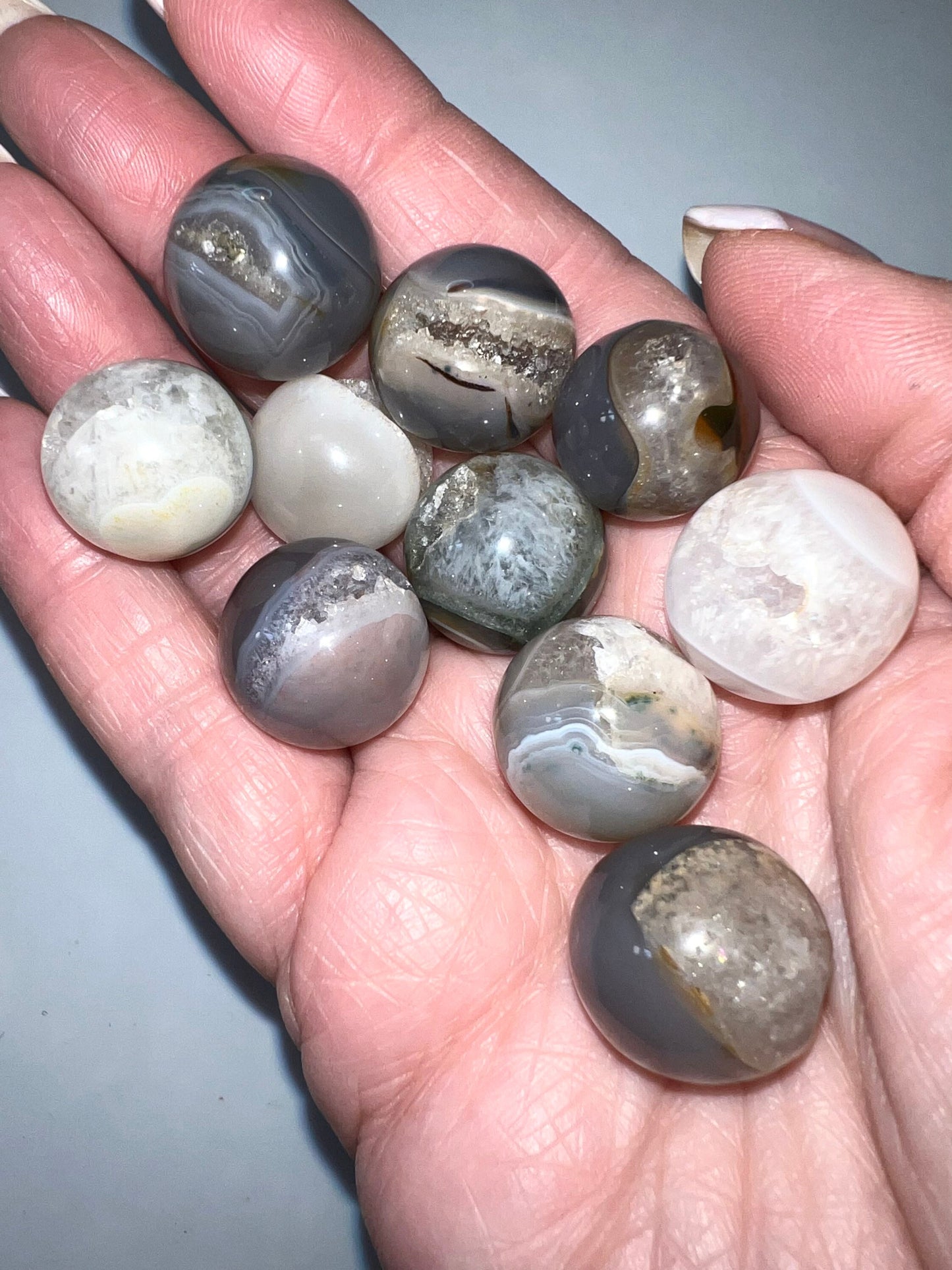 Druzy Agate Mini Spheres