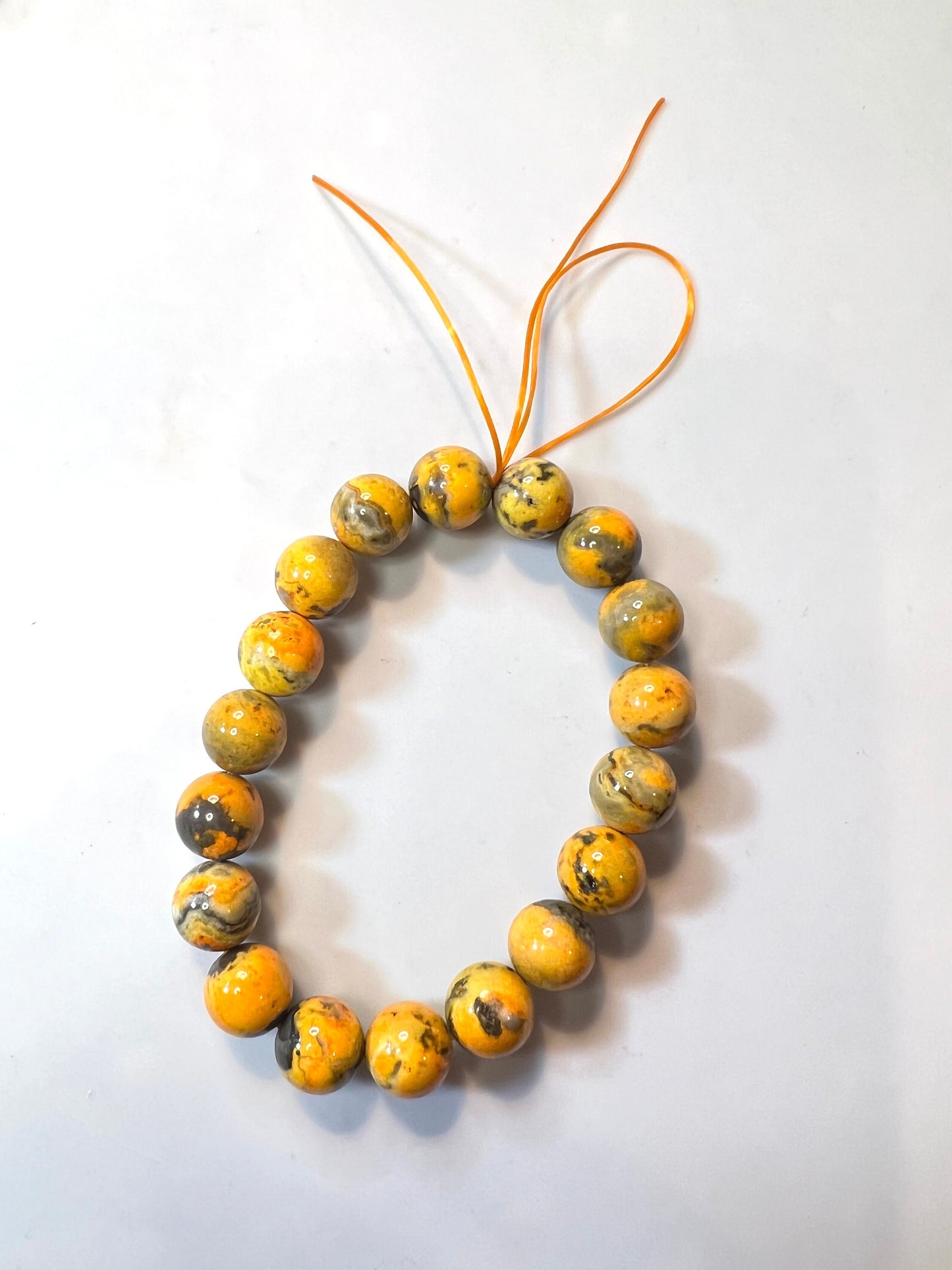 8mm Bumblebee Jasper Bracelet very high quality