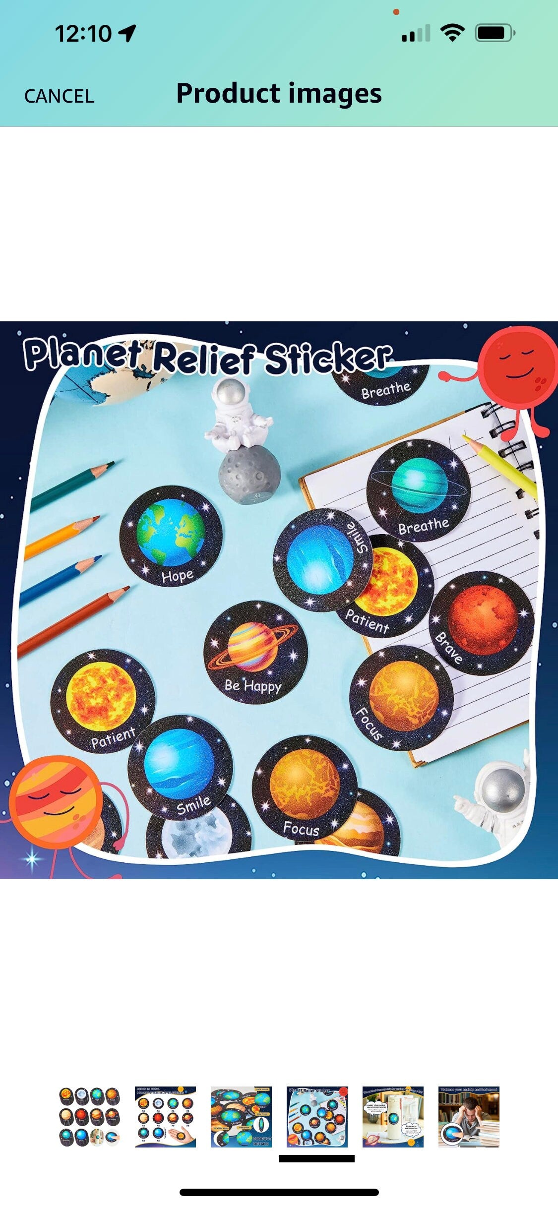 Planets Calming Sensory Strips