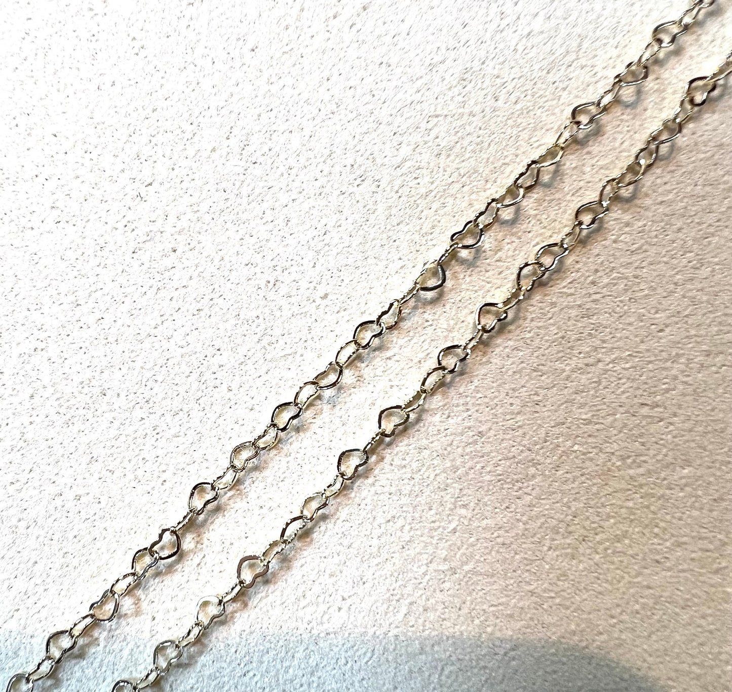 Heart Gold Filled Chain (Tiny)