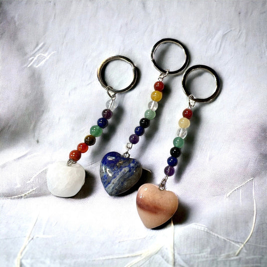 Chakra Crystal Keychains