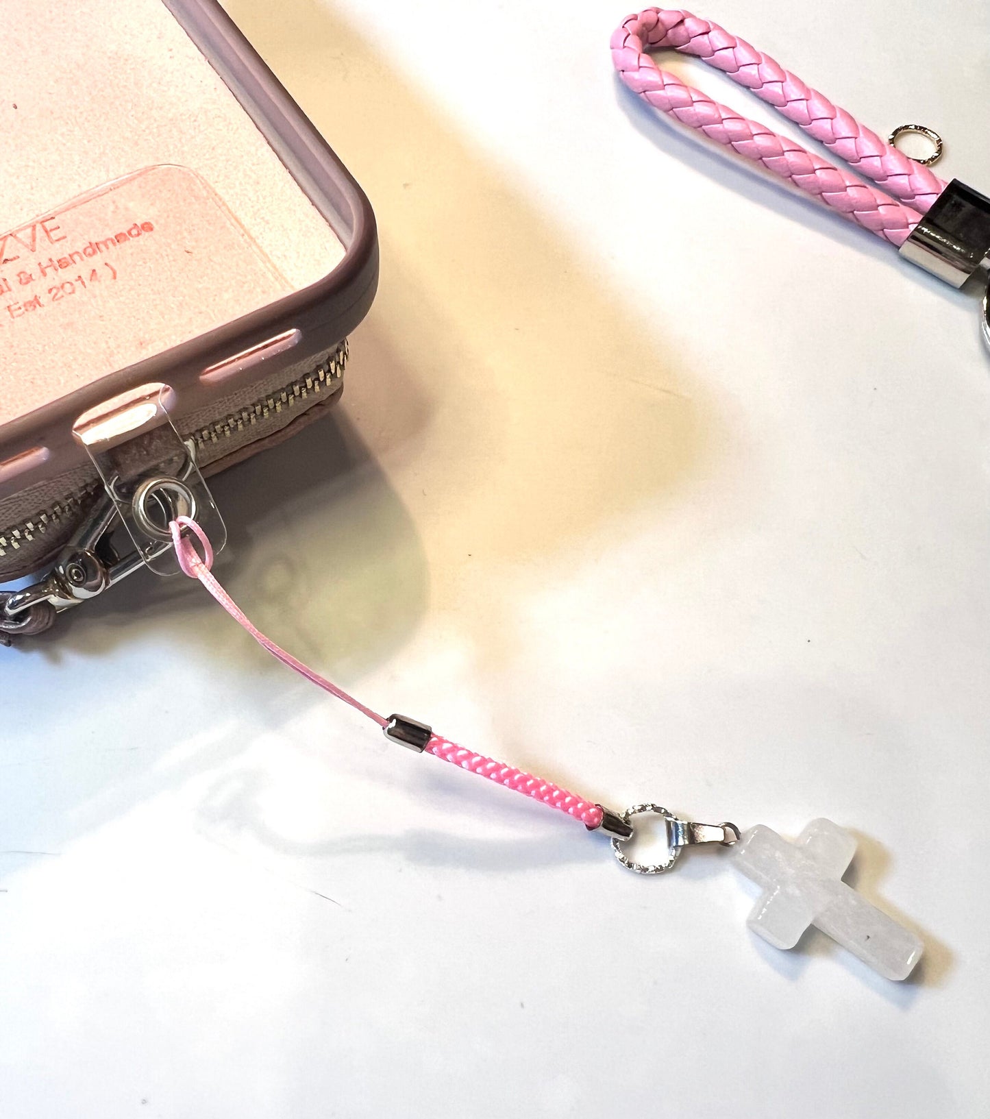 Adapter for phone to attach Cell phone Charm string for DIY projects