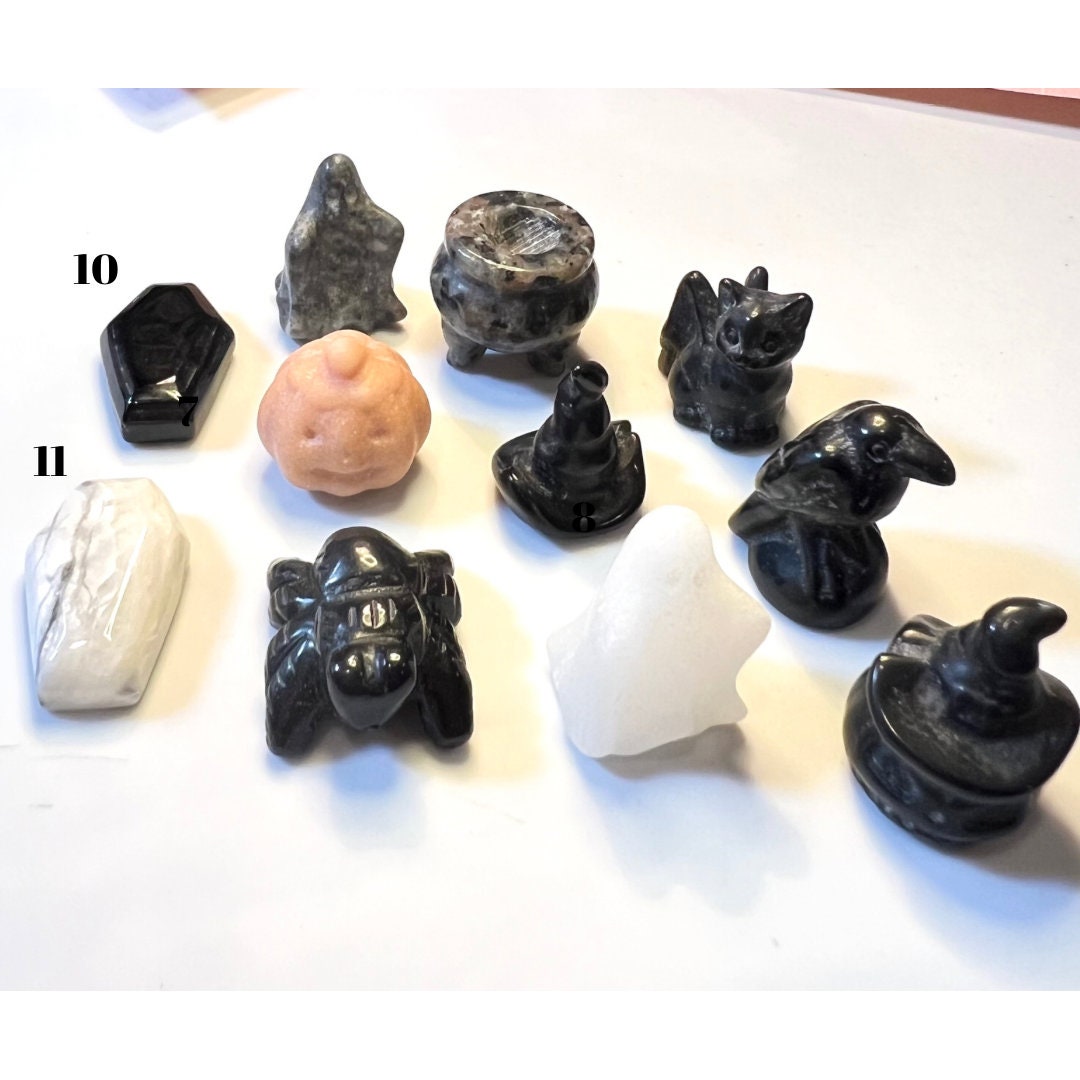 Halloween Mini Natural Stone carvings