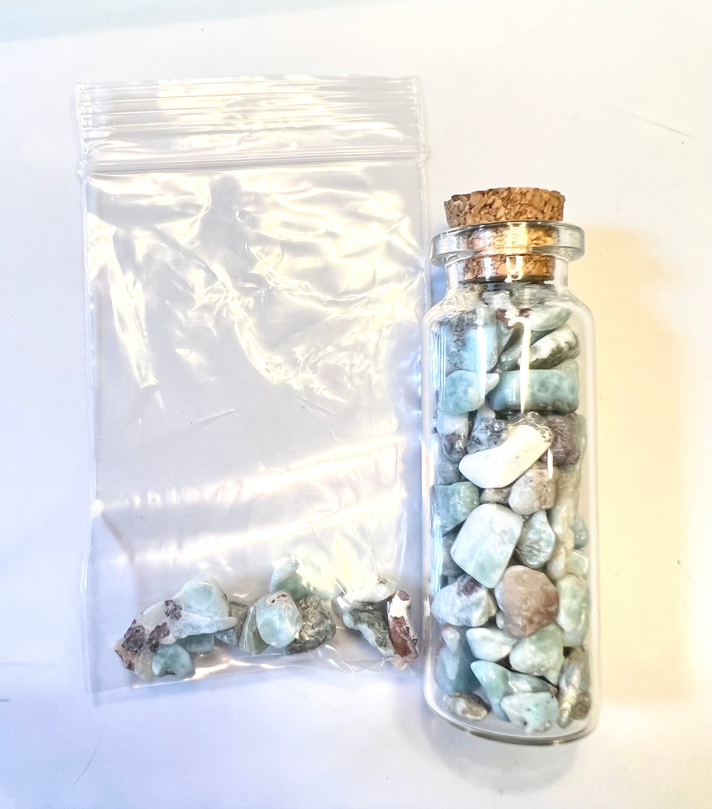 Larimar Chips Wish bottles