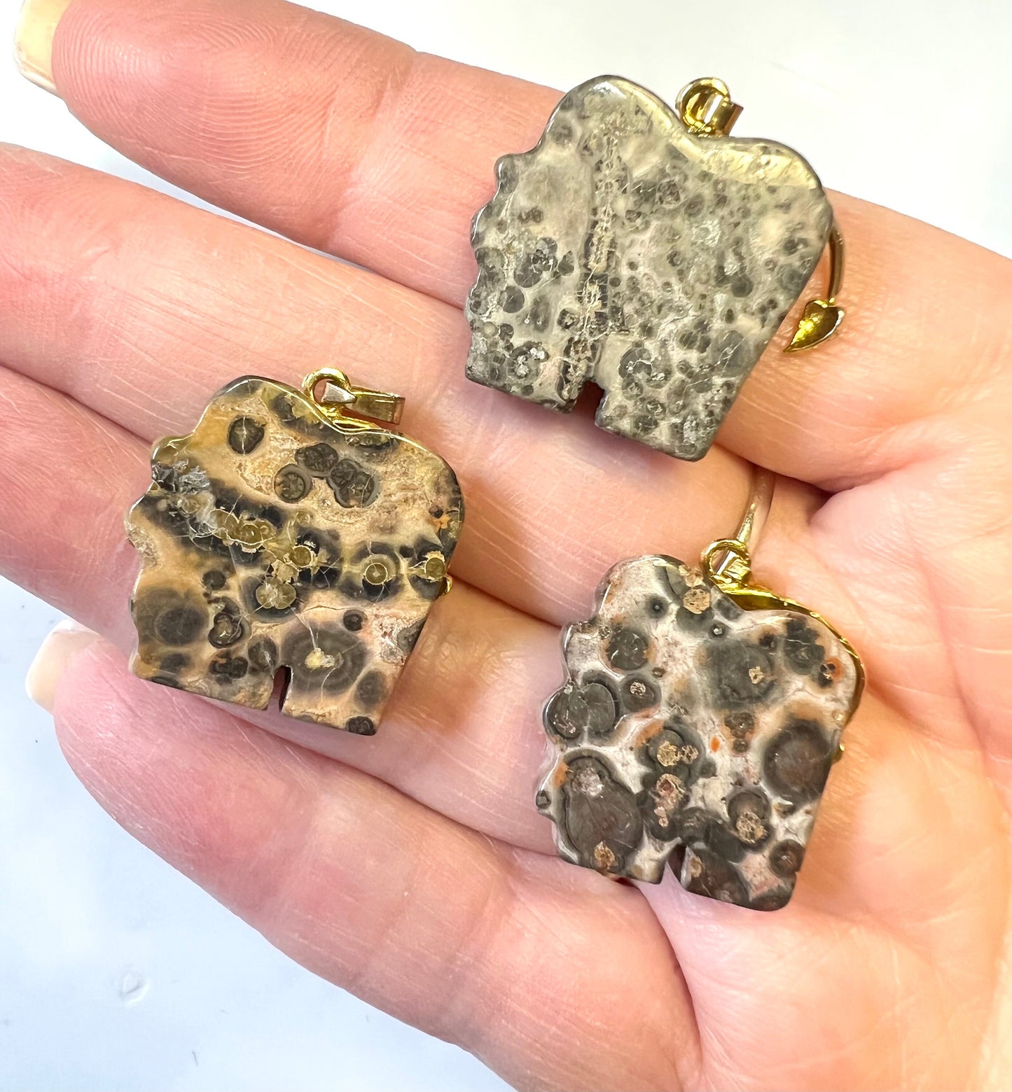 Elephant Crystal Pendants