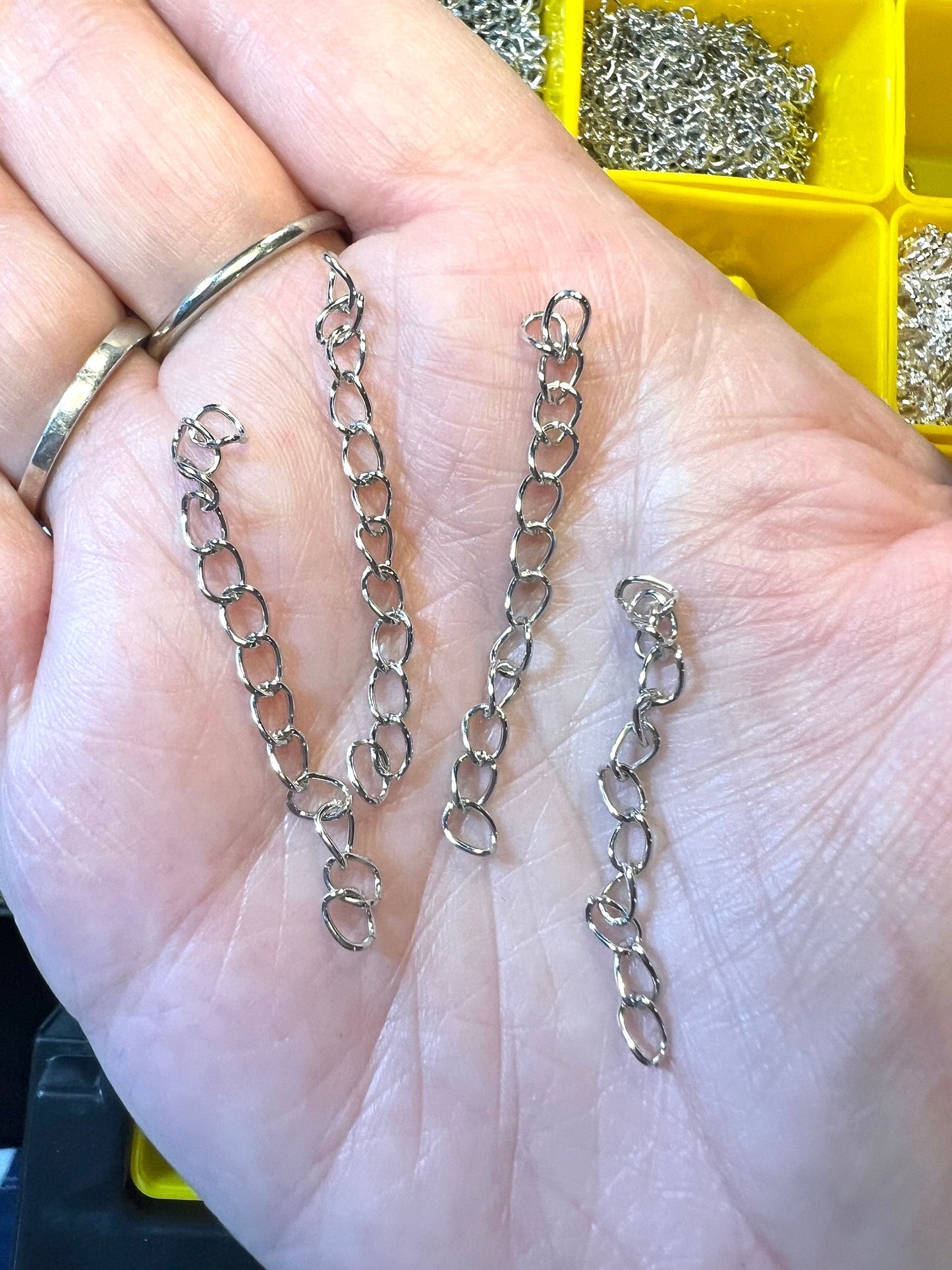 2” Extender chain-Silver color- to use for Necklaces or DIY