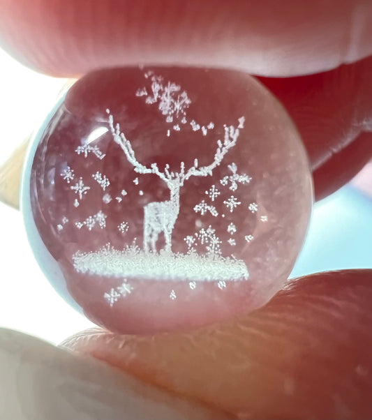 Elk etched Mini Spheres