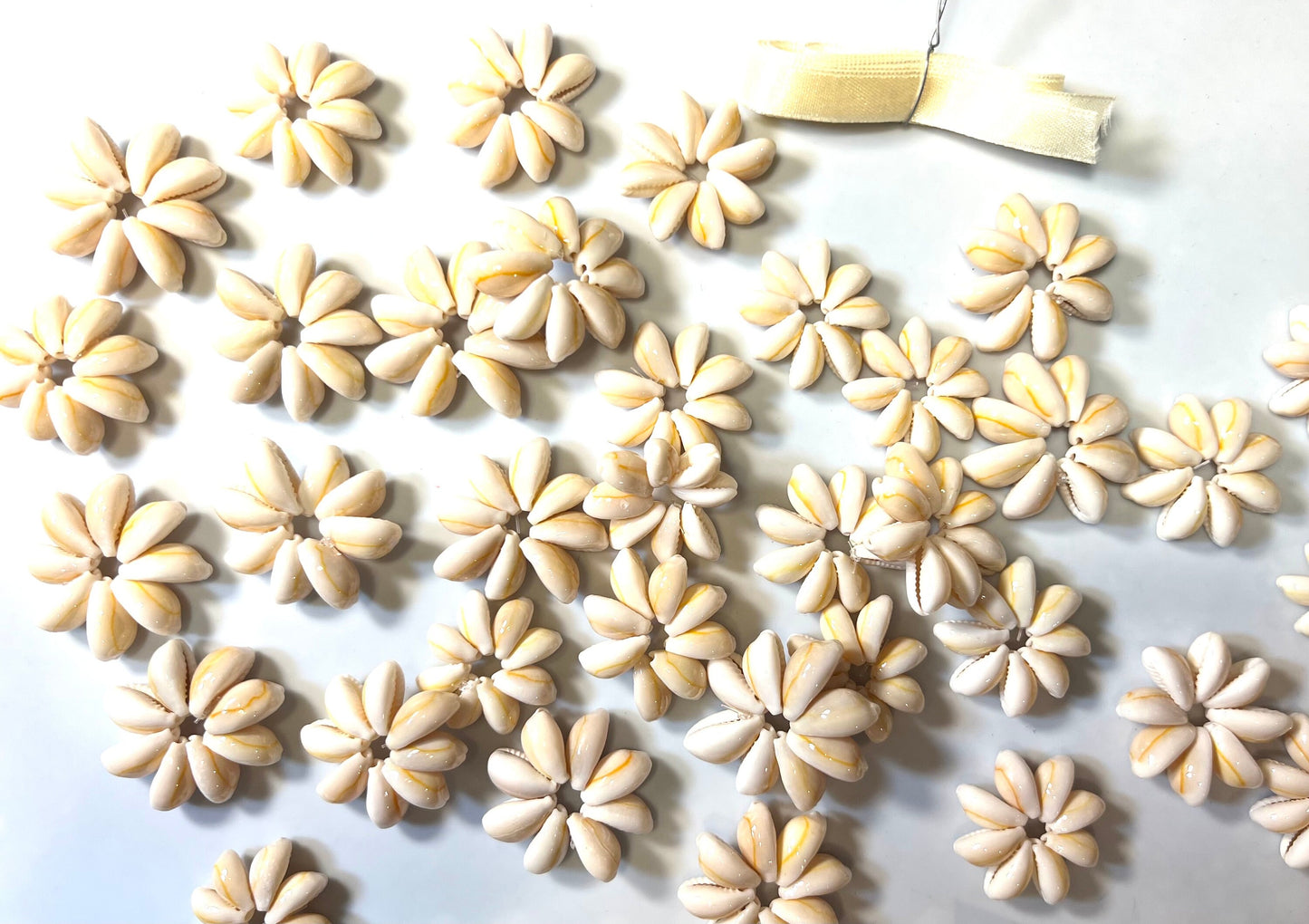 Shell Flower Clusters for DIY projects or Jewelry