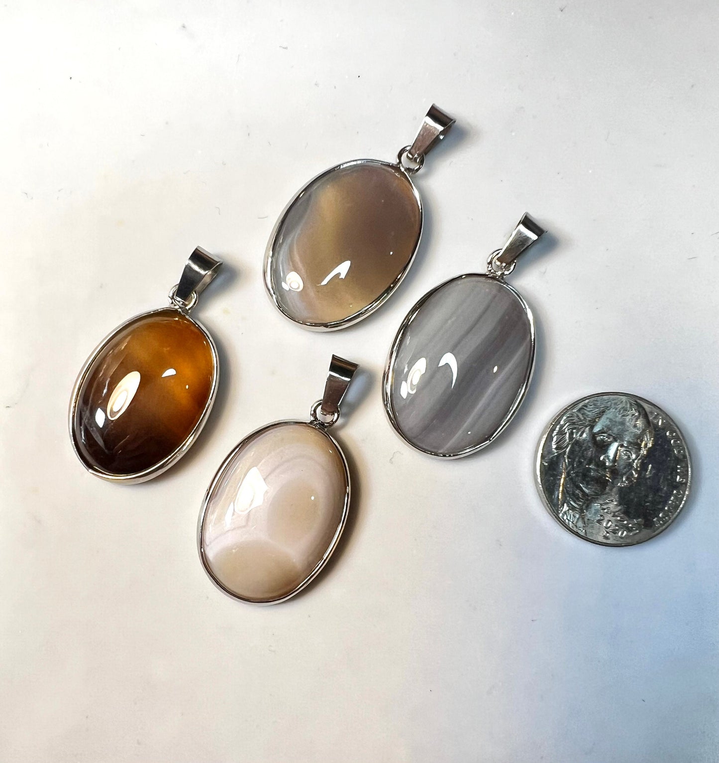 Banded Agate Pendant