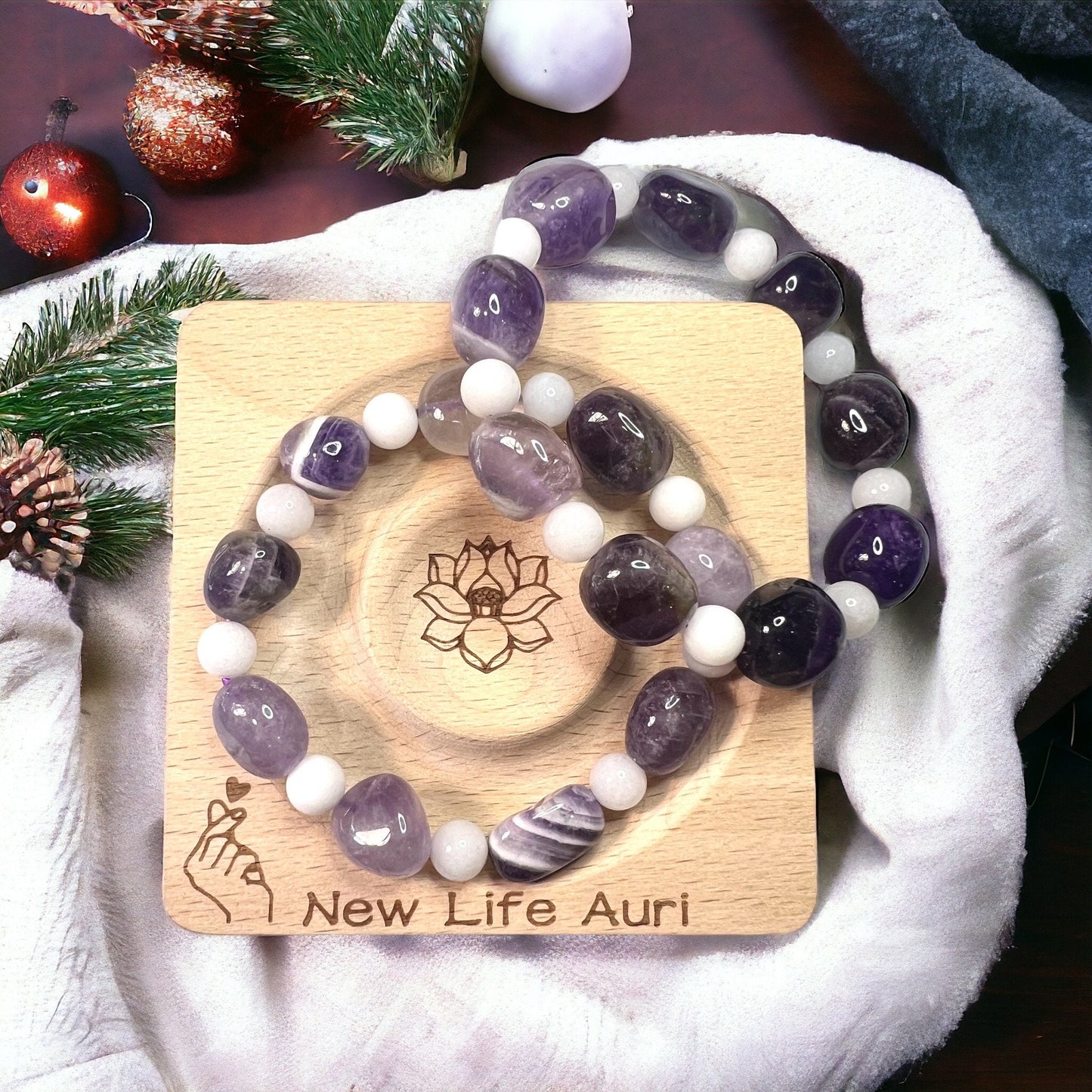 Dream Amethyst Crystal Bracelet