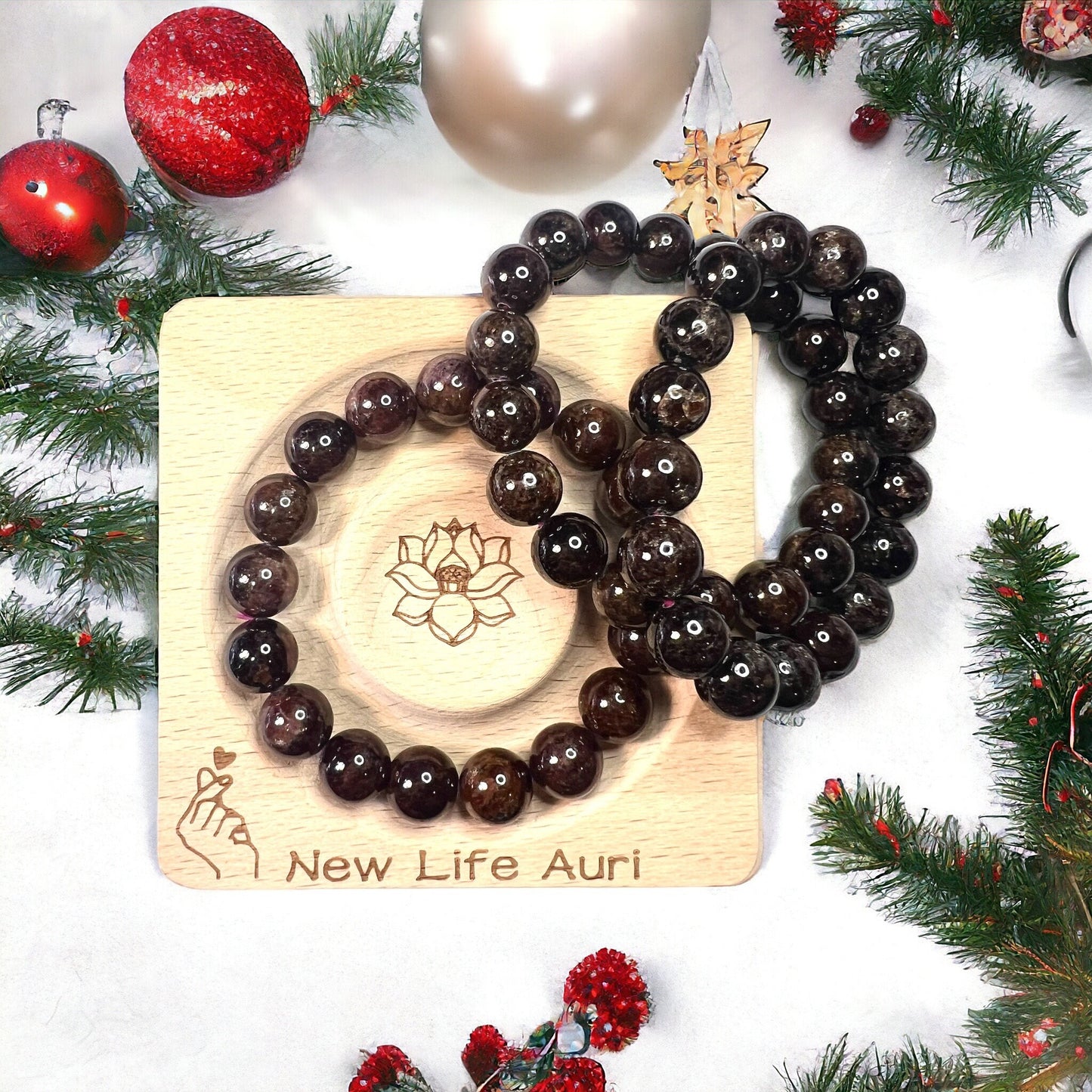 Garnet Crystal Bracelet