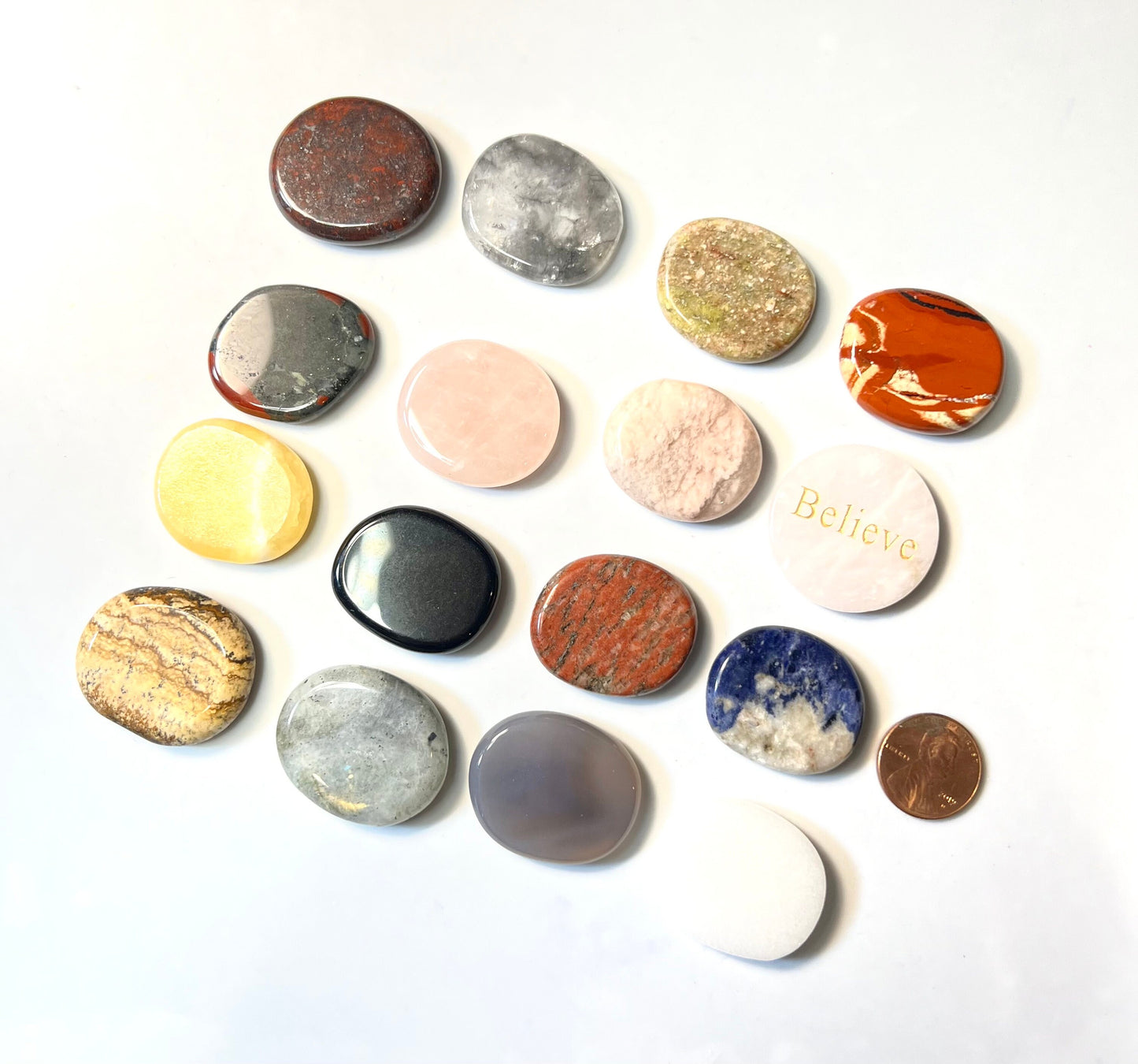 Crystal Worry Stone Mini carvings