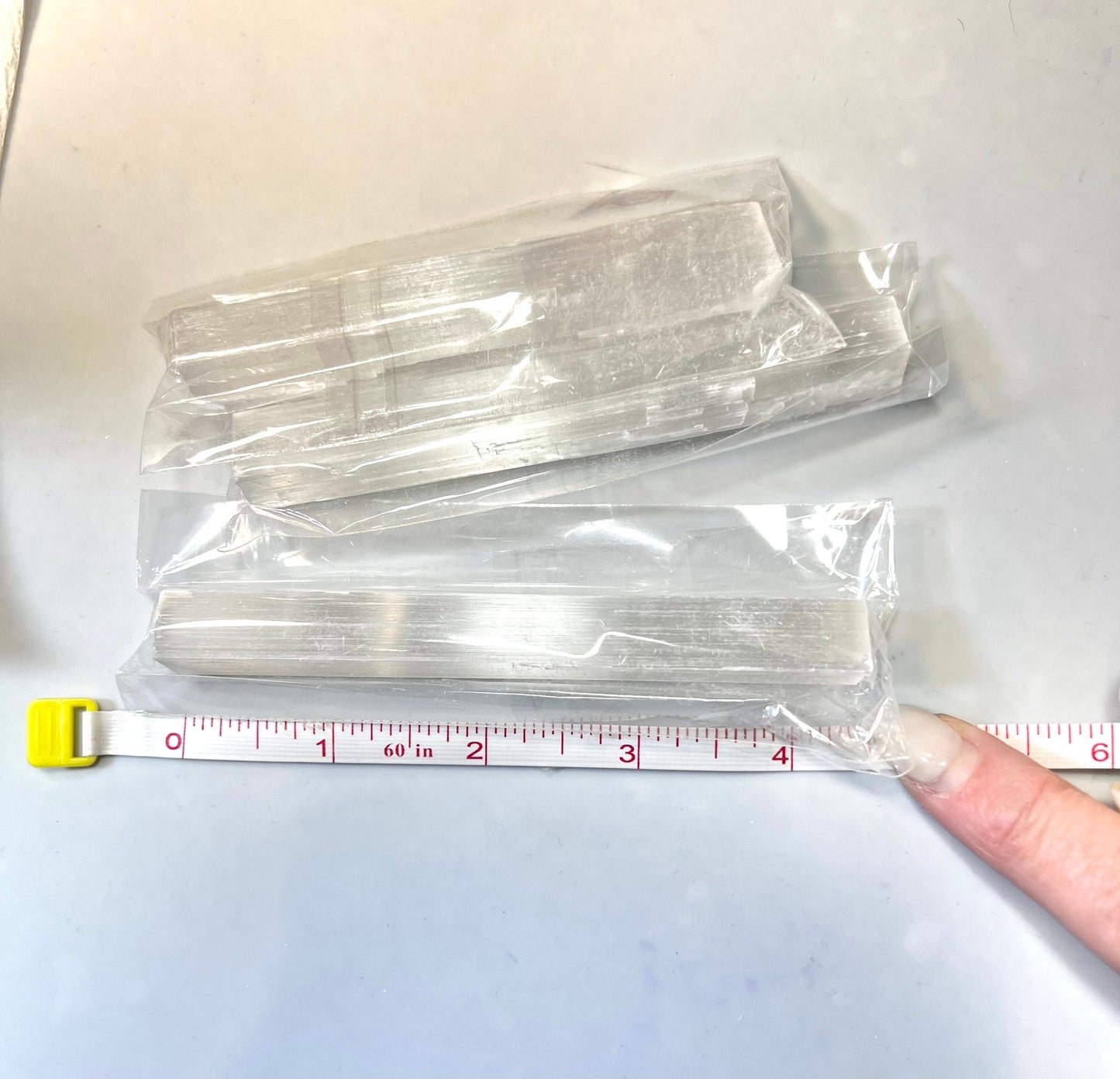 Selenite charging/display Stick Natural Crystal