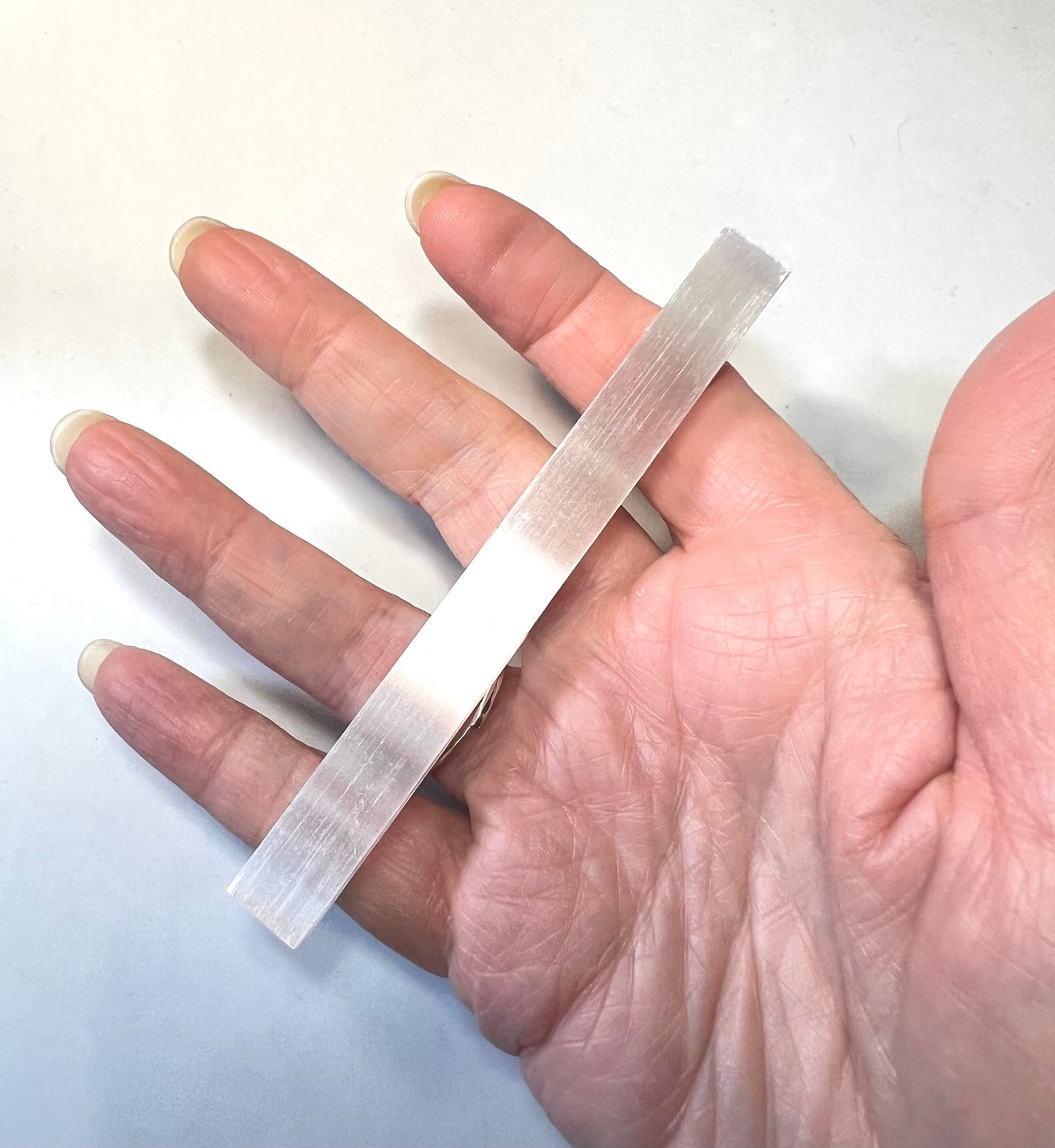 Selenite charging/display Stick Natural Crystal